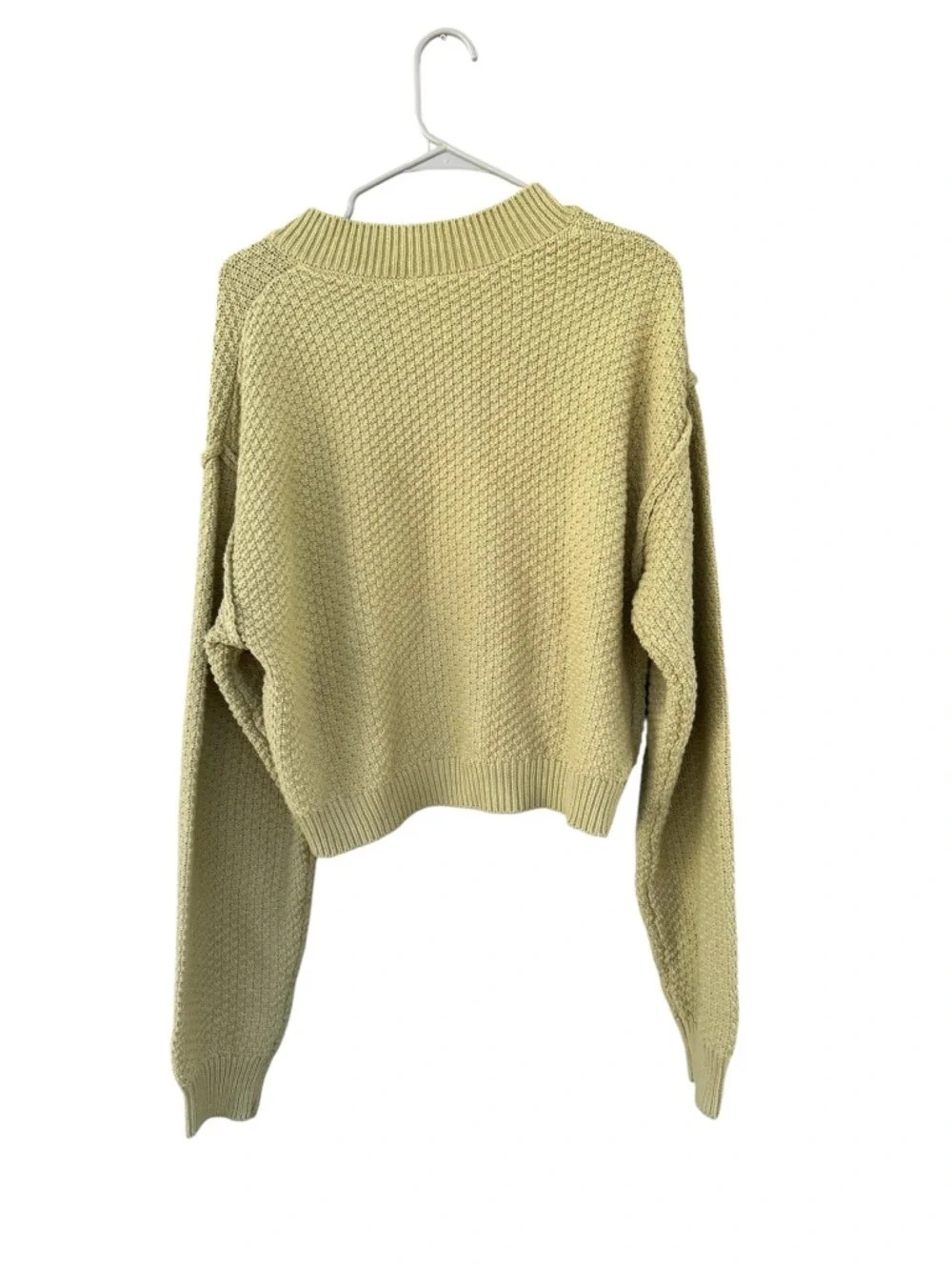 NWT Free People Lila Cardigan Sweater - Size Large - Green - Whispering Willow
